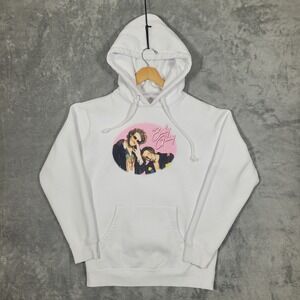 Baby Gravy Tour Hoodie Yung Gravy BBNO$ Mens M White Concert Graphic Sweatshirt